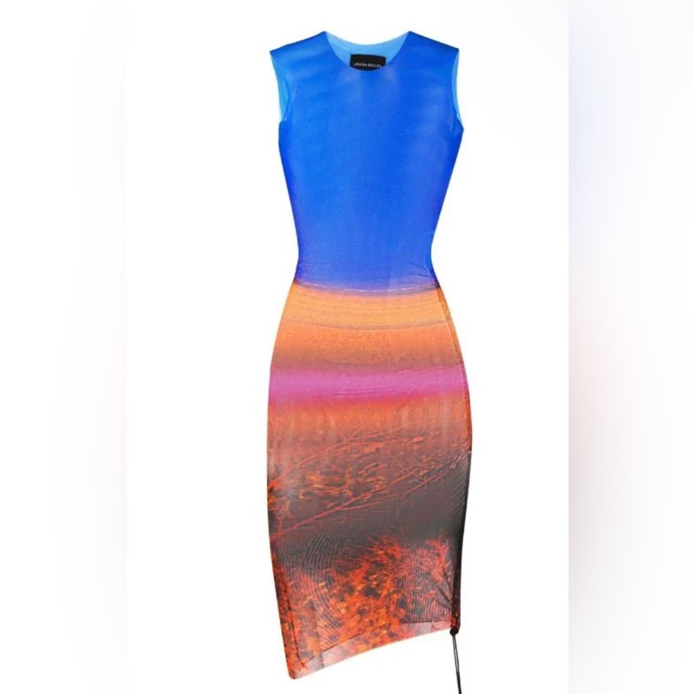 Louisa Ballou
Heatwave ruched mesh mini dress